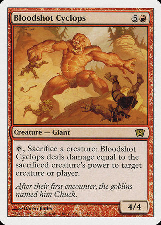 Bloodshot Cyclops [Eighth Edition] | Magic Magpie