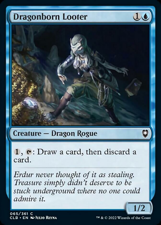 Dragonborn Looter [Commander Legends: Battle for Baldur's Gate] | Magic Magpie