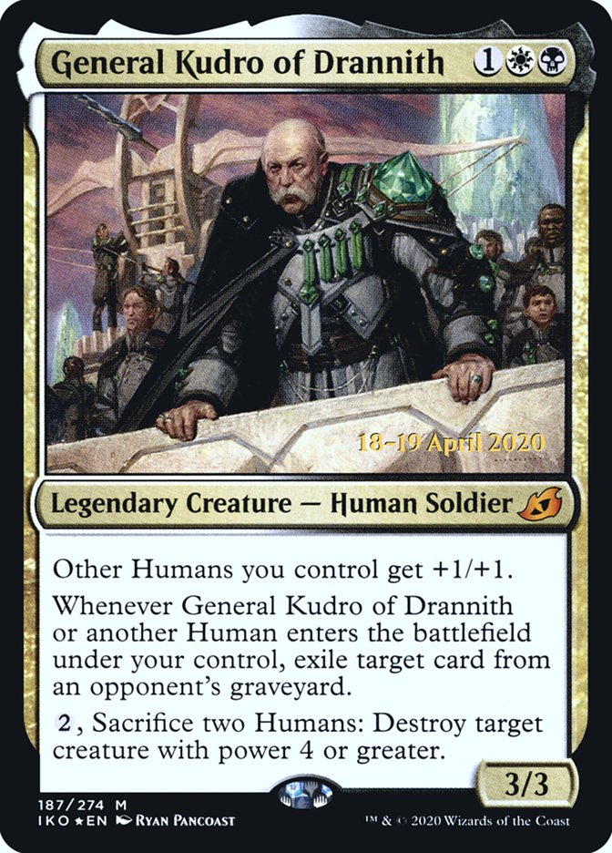General Kudro of Drannith  [Ikoria: Lair of Behemoths Prerelease Promos] | Magic Magpie