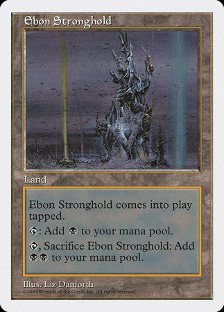 Ebon Stronghold [Fifth Edition] | Magic Magpie