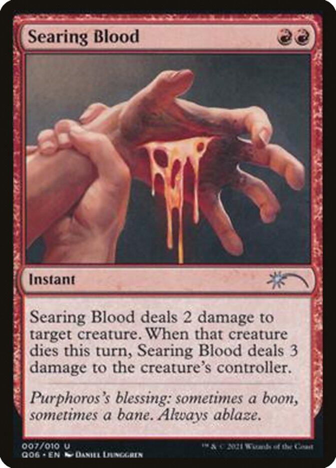 Searing Blood [Pioneer Challenger Decks 2021] | Magic Magpie