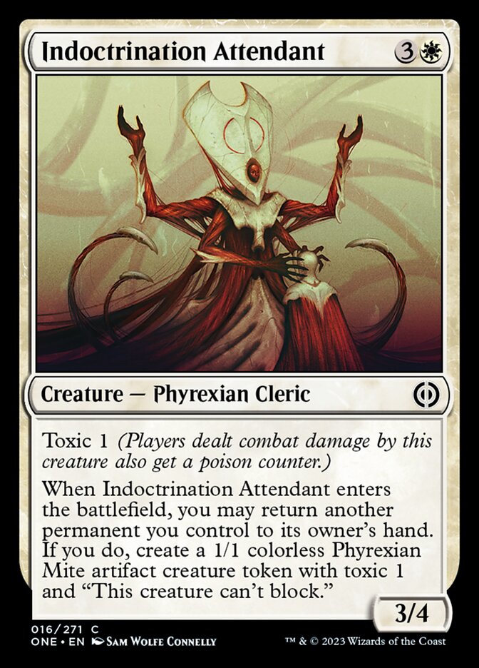 Indoctrination Attendant [Phyrexia: All Will Be One] | Magic Magpie