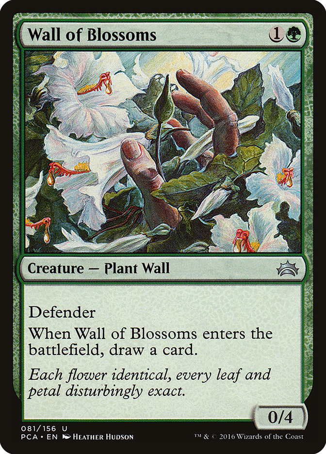 Wall of Blossoms [Planechase Anthology] | Magic Magpie