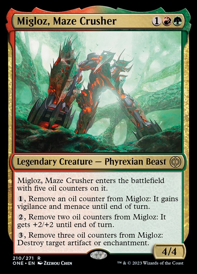 Migloz, Maze Crusher [Phyrexia: All Will Be One] | Magic Magpie
