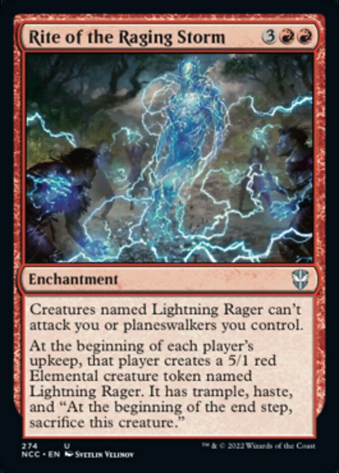 Rite of the Raging Storm [Streets of New Capenna Commander] | Magic Magpie