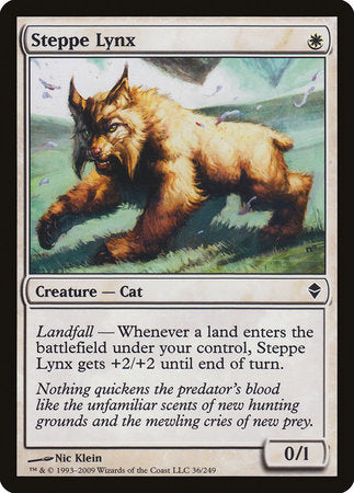 Steppe Lynx [Zendikar] | Magic Magpie