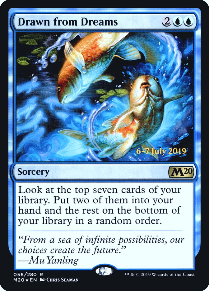 Drawn from Dreams  [Core Set 2020 Prerelease Promos] | Magic Magpie