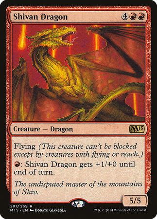 Shivan Dragon [Magic 2015] | Magic Magpie