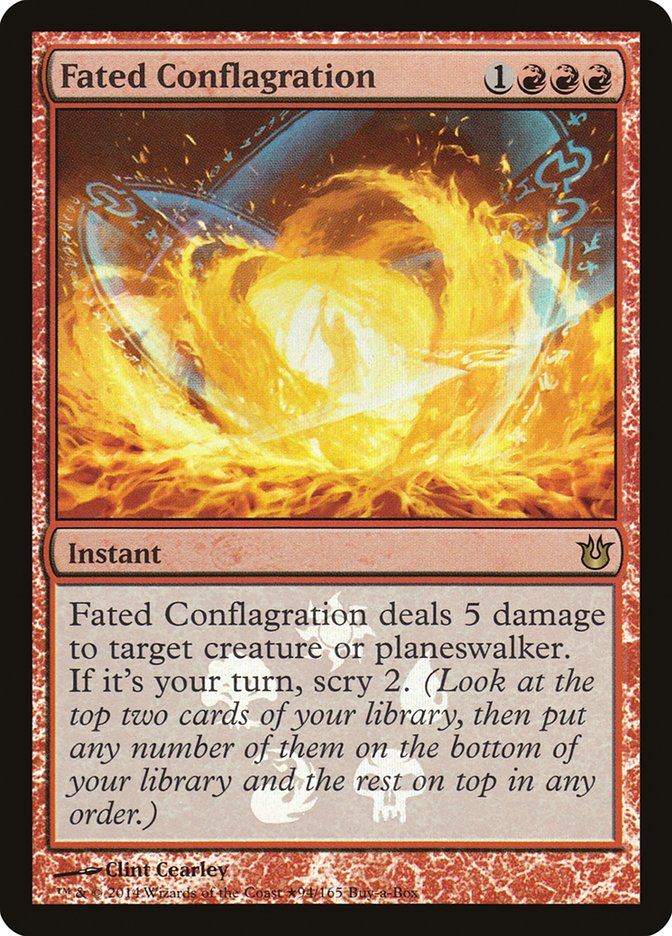 Fated Conflagration (Buy-A-Box) [Born of the Gods Promos] | Magic Magpie