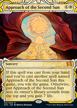 Approach of the Second Sun (Etched Foil) [Strixhaven Mystical Archive] | Magic Magpie