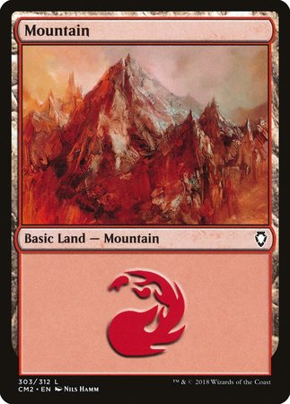 Mountain (303) [Commander Anthology Volume II] | Magic Magpie