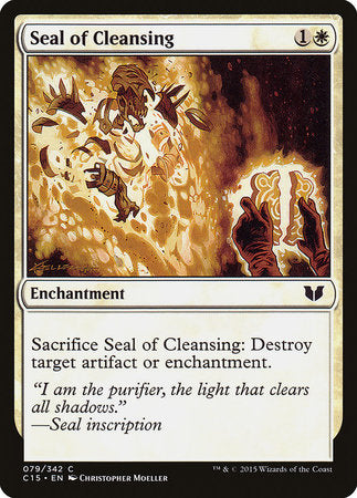 Seal of Cleansing [Commander 2015] | Magic Magpie