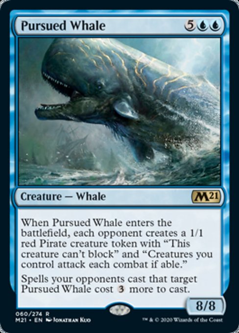 Pursued Whale [Core Set 2021] | Magic Magpie