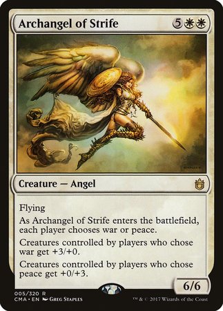 Archangel of Strife [Commander Anthology] | Magic Magpie