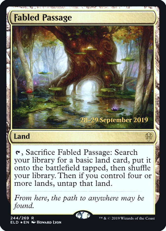 Fabled Passage  [Throne of Eldraine Prerelease Promos] | Magic Magpie