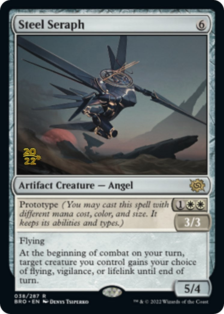 Steel Seraph [The Brothers' War: Prerelease Promos] | Magic Magpie