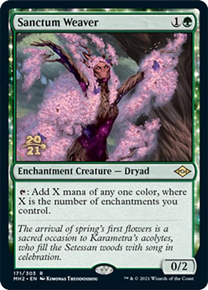 Sanctum Weaver [Modern Horizons 2 Prerelease Promos] | Magic Magpie