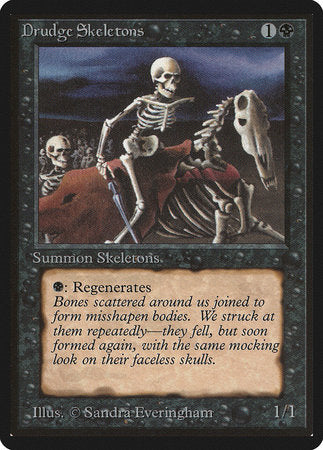 Drudge Skeletons [Limited Edition Beta] | Magic Magpie