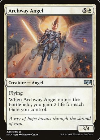Archway Angel [Ravnica Allegiance] | Magic Magpie