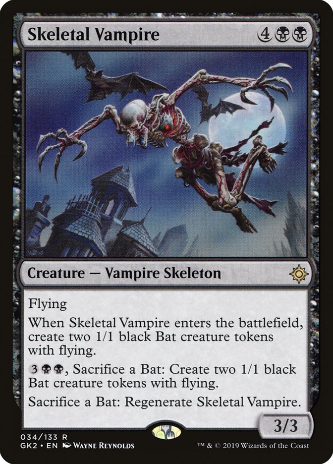 Skeletal Vampire [Ravnica Allegiance Guild Kit] | Magic Magpie