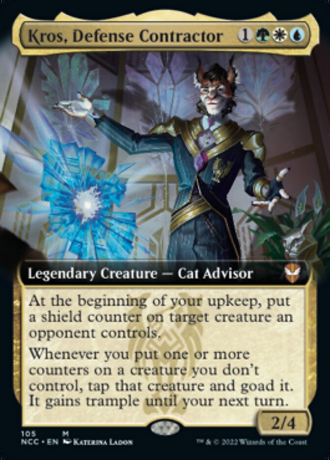 Kros, Defense Contractor (Extended Art) [Streets of New Capenna Commander] | Magic Magpie