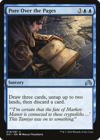 Pore Over the Pages [Shadows over Innistrad] | Magic Magpie