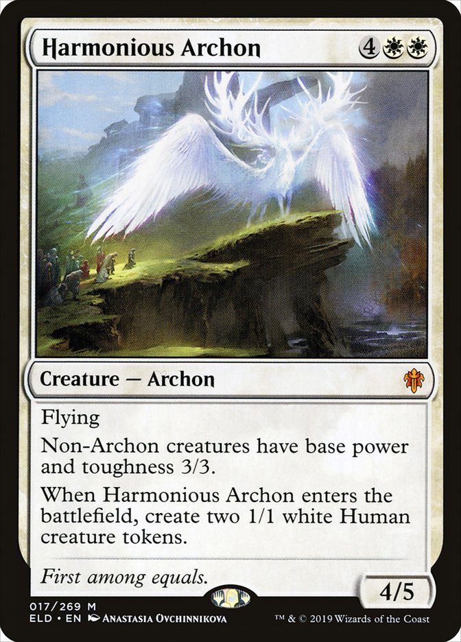 Harmonious Archon [Throne of Eldraine] | Magic Magpie