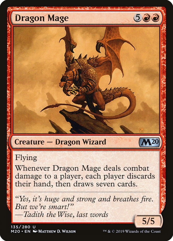 Dragon Mage [Core Set 2020] | Magic Magpie