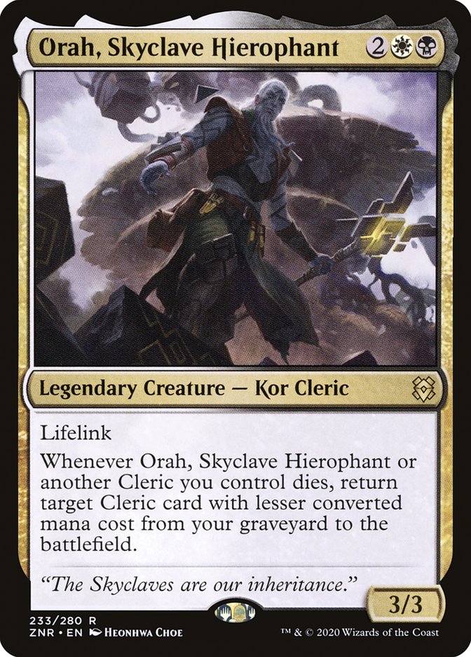 Orah, Skyclave Hierophant [Zendikar Rising] | Magic Magpie