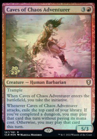 Caves of Chaos Adventurer [Commander Legends: Battle for Baldur's Gate Prerelease Promos] | Magic Magpie