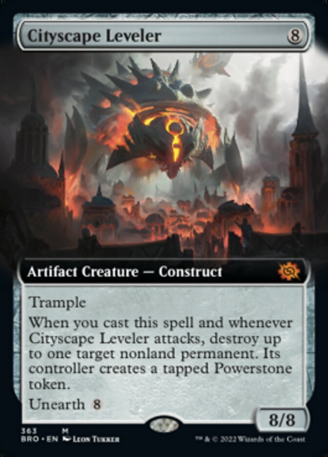 Cityscape Leveler (Extended Art) [The Brothers' War] | Magic Magpie