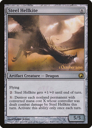 Steel Hellkite [Scars of Mirrodin Promos] | Magic Magpie