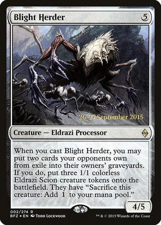 Blight Herder [Battle for Zendikar Promos] | Magic Magpie