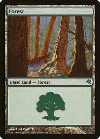 Forest (71) [Duel Decks: Phyrexia vs. the Coalition] | Magic Magpie
