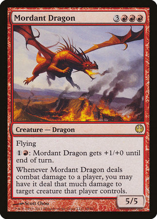 Mordant Dragon [Duel Decks: Knights vs. Dragons] | Magic Magpie