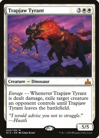 Trapjaw Tyrant [Rivals of Ixalan] | Magic Magpie