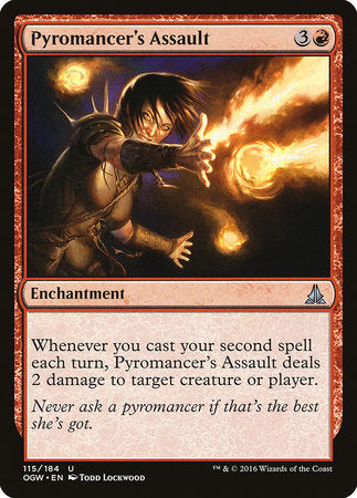 Pyromancer's Assault [Oath of the Gatewatch] | Magic Magpie