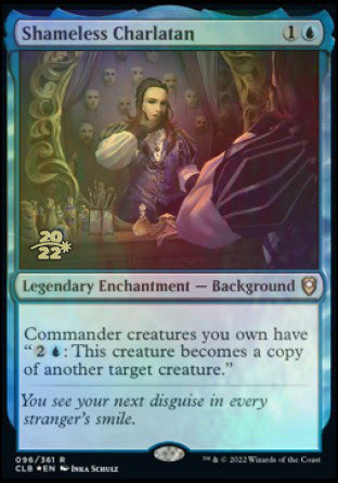 Shameless Charlatan [Commander Legends: Battle for Baldur's Gate Prerelease Promos] | Magic Magpie