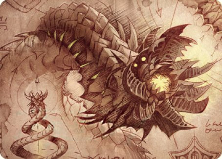 Wurmcoil Engine Art Card [The Brothers' War Art Series] | Magic Magpie