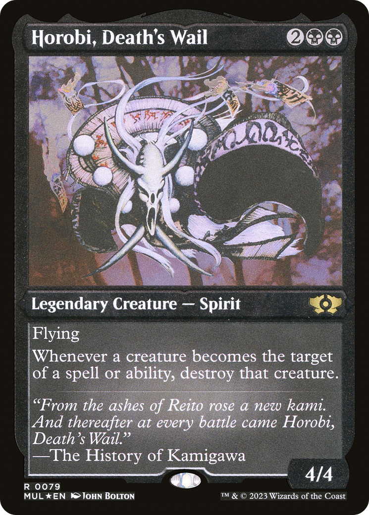 Horobi, Death's Wail (Foil Etched) [Multiverse Legends] | Magic Magpie