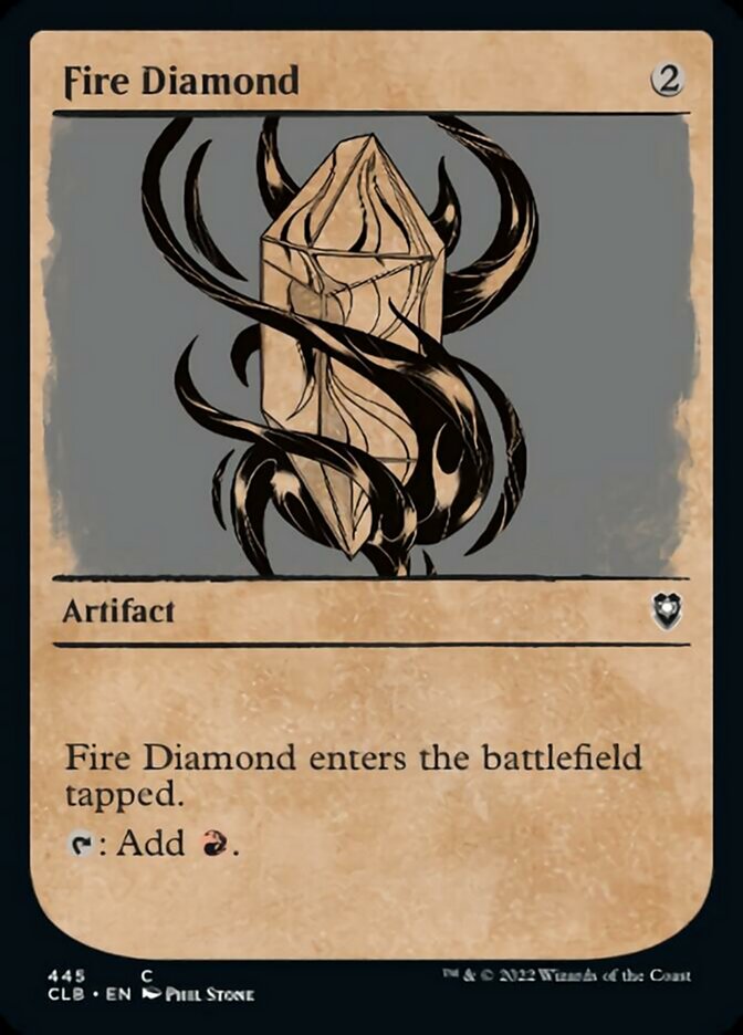 Fire Diamond (Showcase) [Commander Legends: Battle for Baldur's Gate] | Magic Magpie