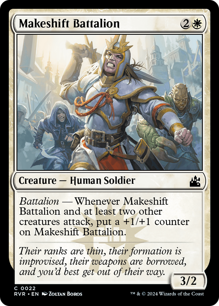 Makeshift Battalion [Ravnica Remastered] | Magic Magpie