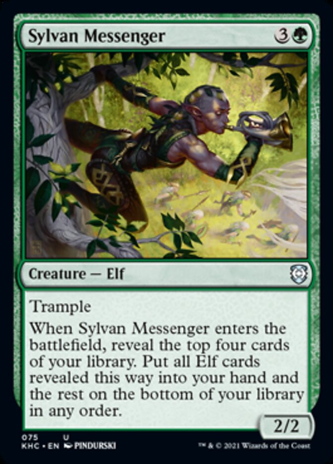 Sylvan Messenger [Kaldheim Commander] | Magic Magpie