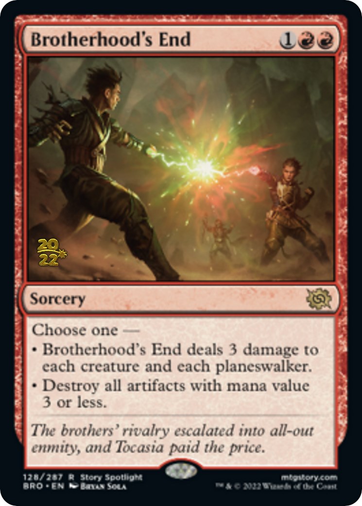 Brotherhood's End [The Brothers' War: Prerelease Promos] | Magic Magpie