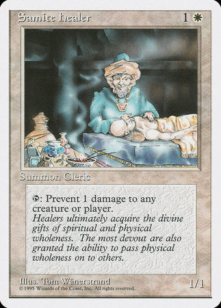Samite Healer [Fourth Edition] | Magic Magpie