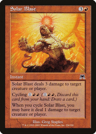 Solar Blast [Onslaught] | Magic Magpie