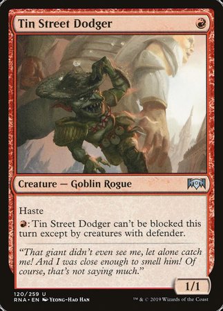 Tin Street Dodger [Ravnica Allegiance] | Magic Magpie