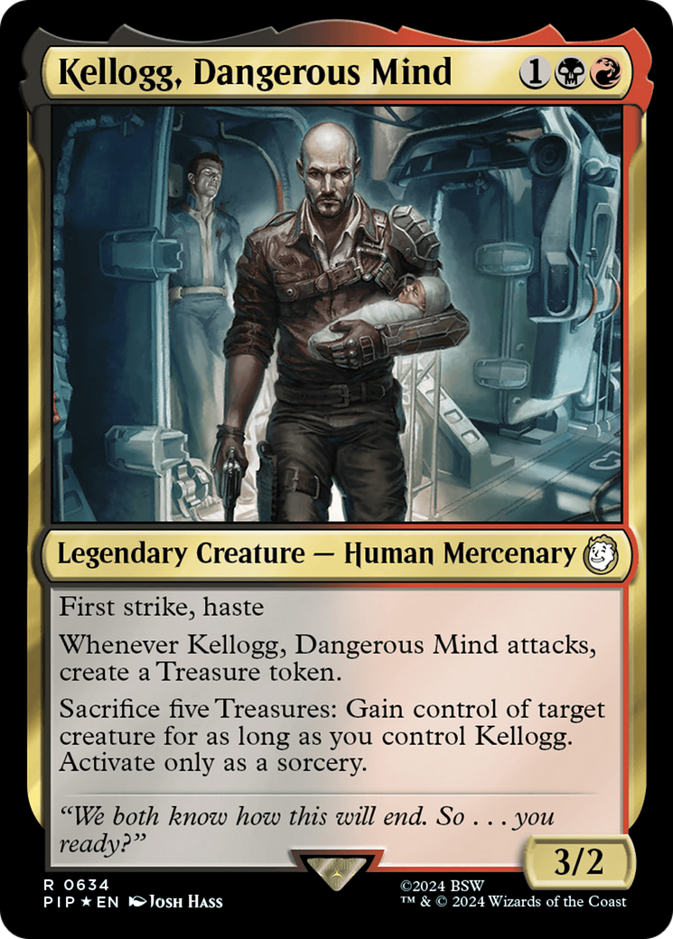 Kellogg, Dangerous Mind (Surge Foil) [Fallout] | Magic Magpie