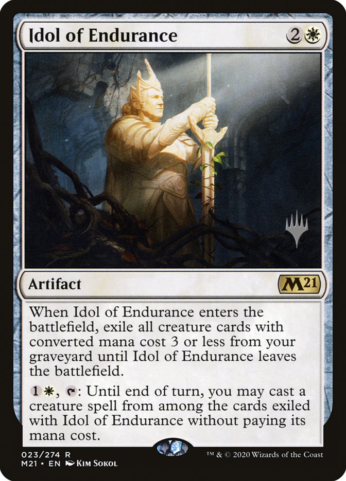 Idol of Endurance (Promo Pack) [Core Set 2021 Promos] | Magic Magpie