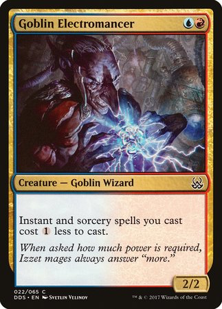 Goblin Electromancer [Duel Decks: Mind vs. Might] | Magic Magpie